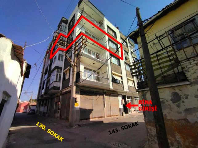 MANİSA AKHİSAR'DA 83 M2 2+1 SATILIK DAİRE